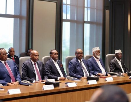 Madaxda iyo xubnaha Golaha Mustaqbalka Soomaaliyeed