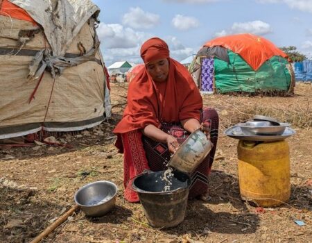 Haweeney weel ku dhaqaysa xerada barakacayaasha Nimole ee Baidoa