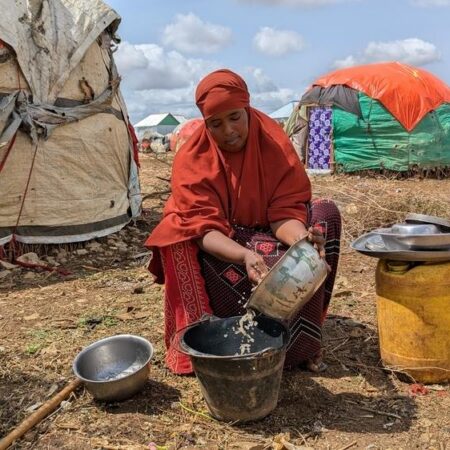 Haweeney weel ku dhaqaysa xerada barakacayaasha Nimole ee Baidoa