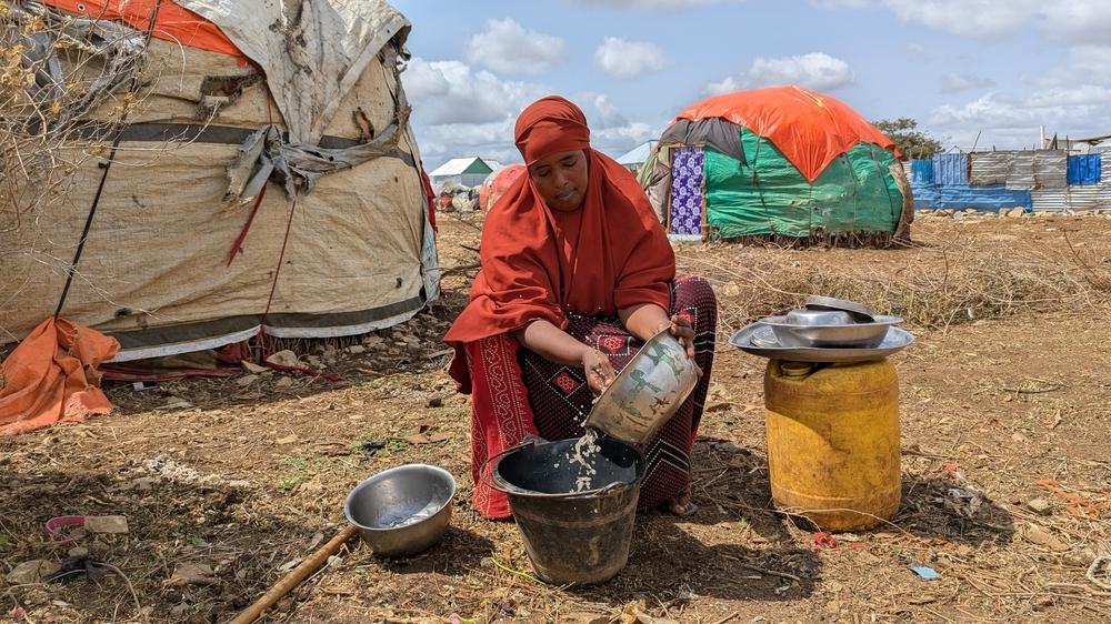 Haweeney weel ku dhaqaysa xerada barakacayaasha Nimole ee Baidoa