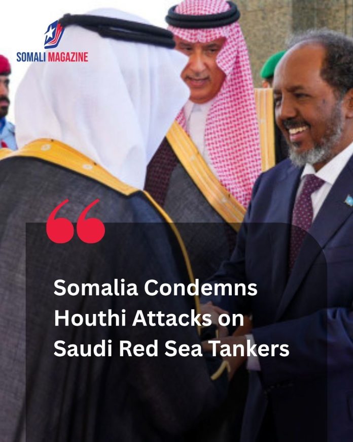 Sawir ka tarjumaya cambaaraynta Soomaaliya ee hanjabaadaha Xuutiyiinta iyo weerarrada Badda Cas