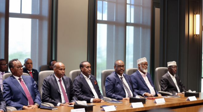 Sawirka warbixinta wada-hadallada doorashada Soomaaliya ee Muqdisho