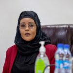Sacdiya Yaasiin Xaaji Samatar iyo xubno ka tirsan Golaha Shacabka xilli la magacaabay guddiga doorashada guddoomiyaha