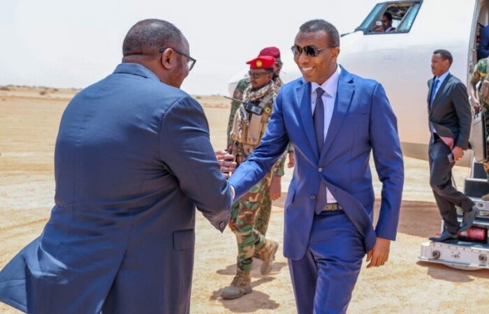 Ra’iisul Wasaare Xamse Cabdi Barre oo ka qaybgalaya soo dhoweyn ka dhacday Laascaanood 2-dii Agoosto 2026