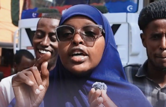 Sacdiya Bajaaj oo fadhida maxkamad ku taalla Muqdisho intii lagu jiray dhageysiga dacwadeeda
